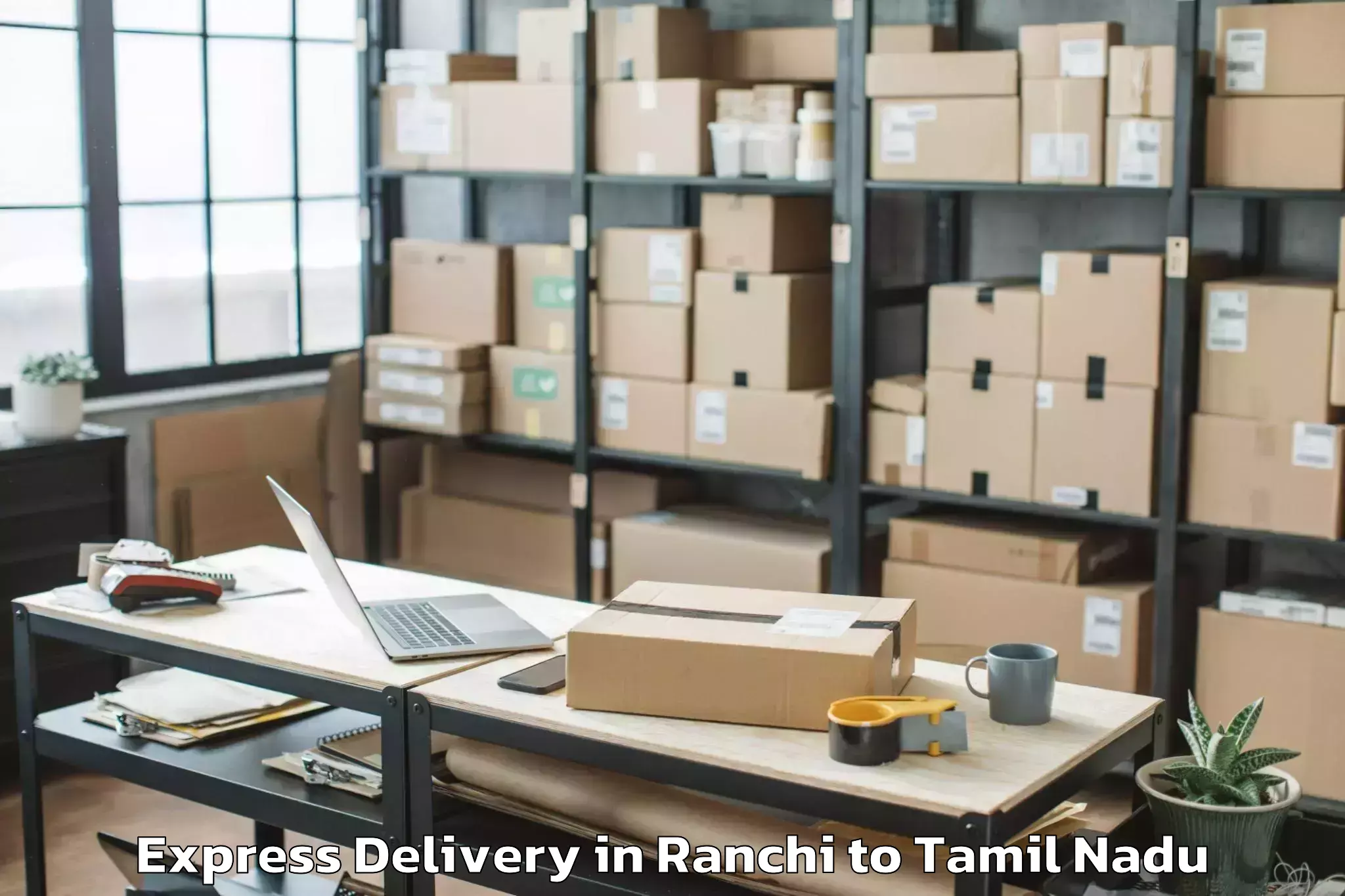 Top Ranchi to Nandambakkam Express Delivery Available